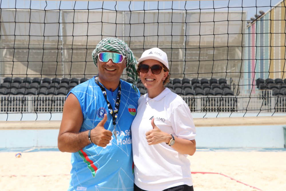 AMO GROUP supports beach volleyball development in Azerbaijan