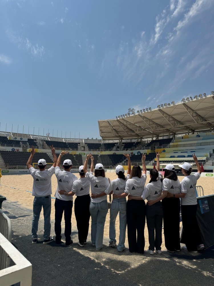 AMO GROUP supports beach volleyball development in Azerbaijan