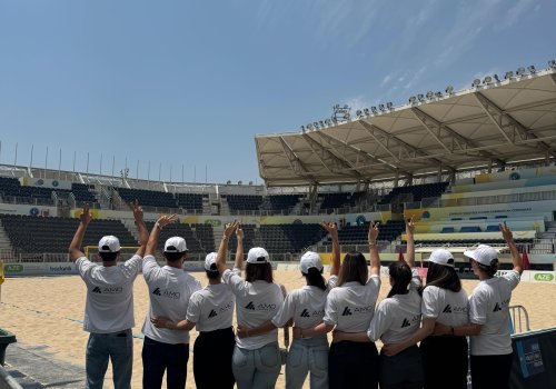 AMO GROUP supports beach volleyball development in Azerbaijan